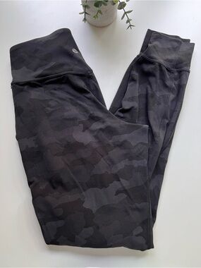 Lululemon Align Jogger 28" Heritage 365 Camo Deep Coal Multi Size 4